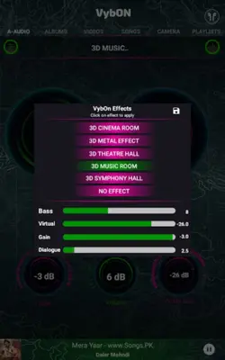 VybOn 3D Audio Bass Dialog EQ android App screenshot 9