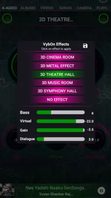 VybOn 3D Audio Bass Dialog EQ android App screenshot 13